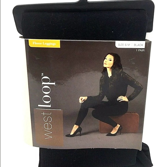 ❤️West Loop Fleece Legging Black S/M 4-8